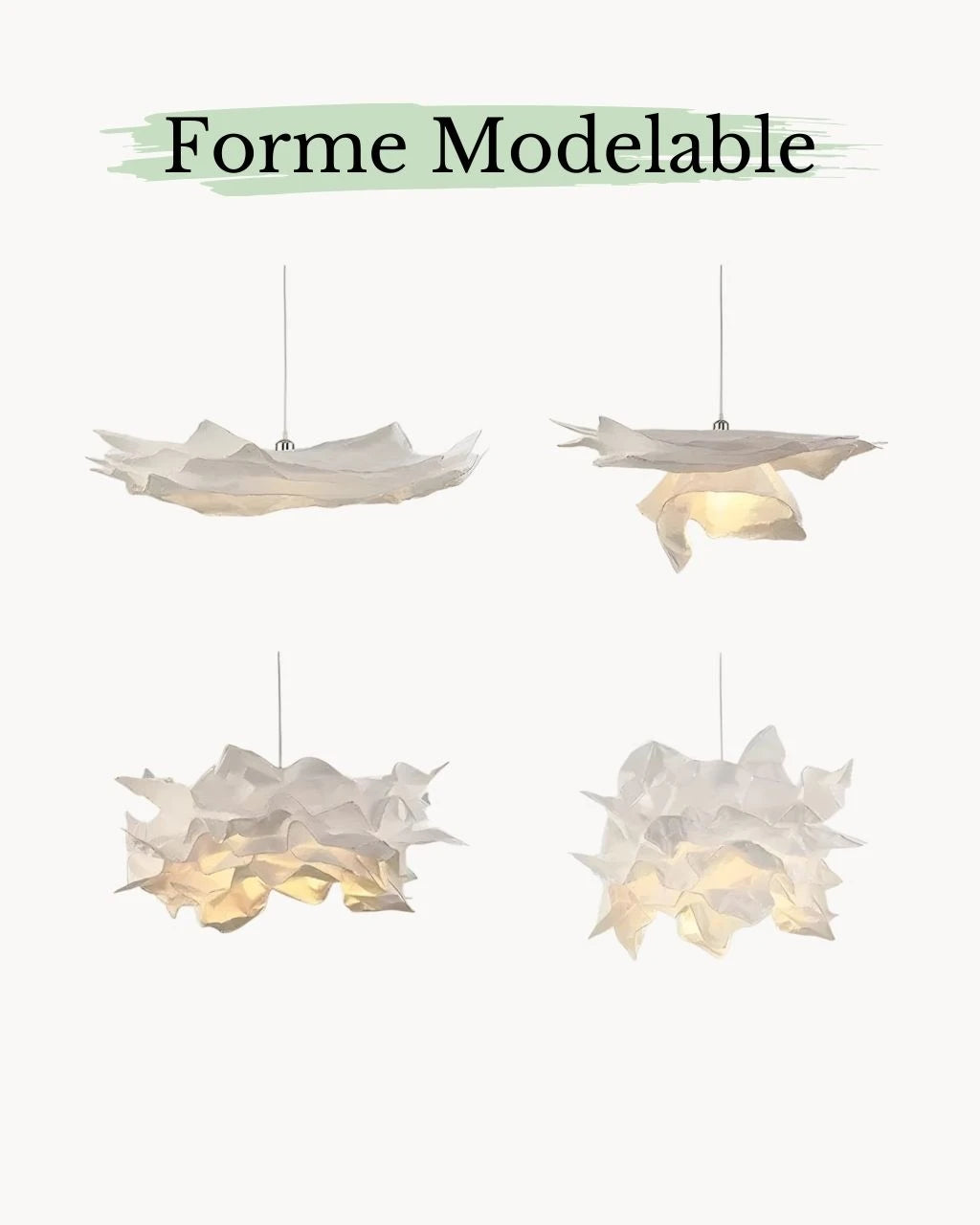 Suspension Luminaire pour Chambre Cocooning