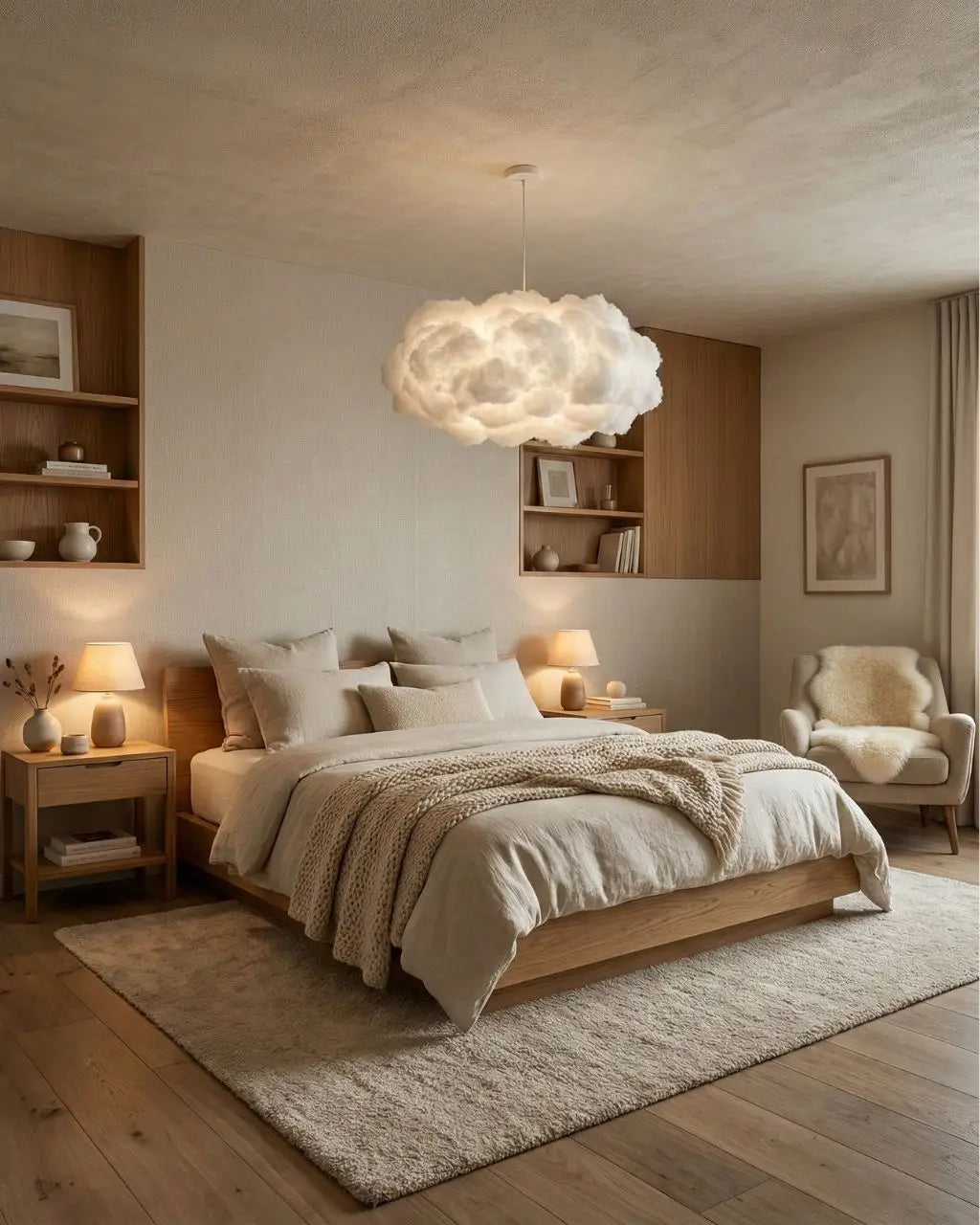 Suspension Luminaire pour Chambre Nuage