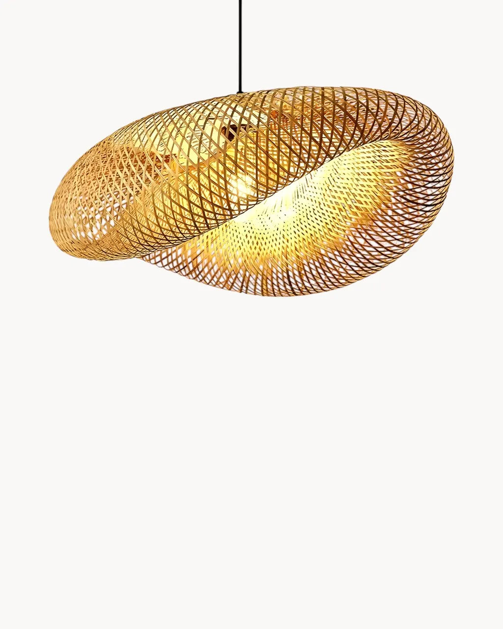 Suspension Luminaire pour Salon en Bambou