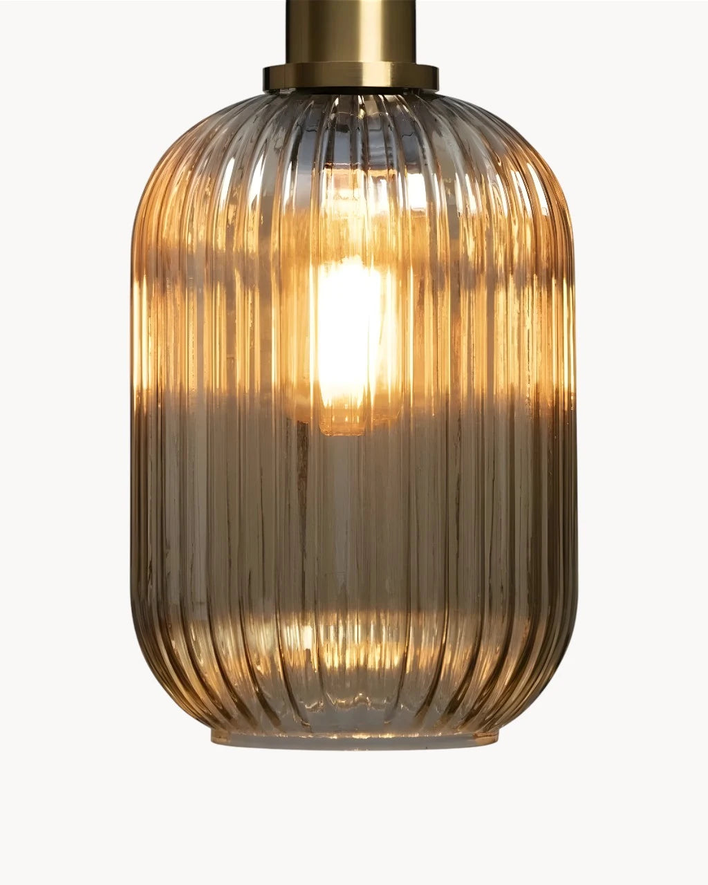 Suspension Luminaire pour Salon en Tube de Verre