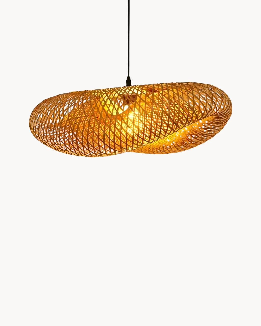 Suspension Luminaire pour Salon en Bambou