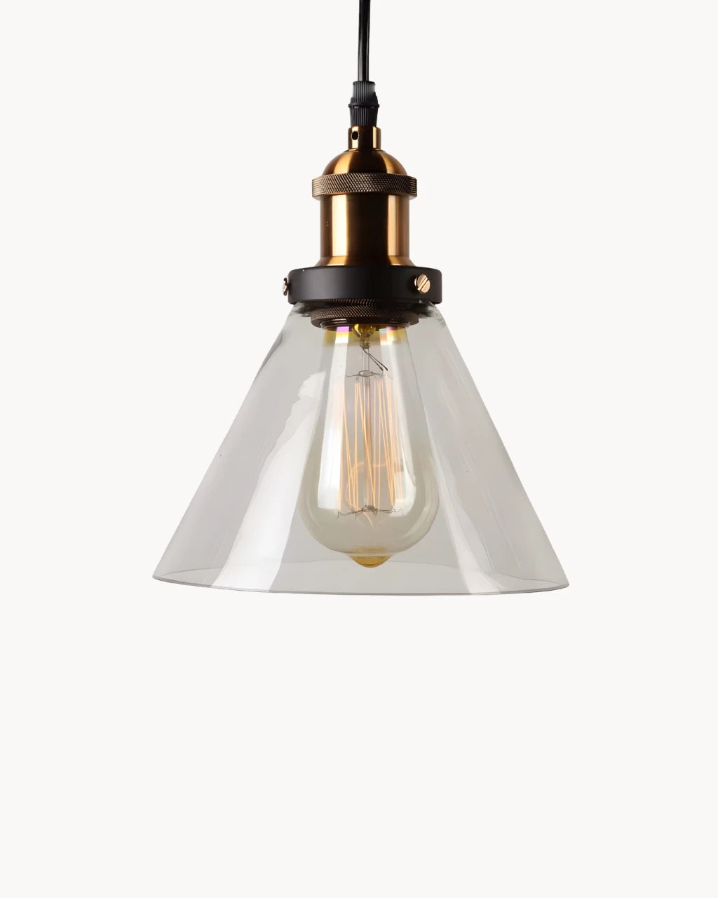 Suspension Luminaire pour Salon en Verre Fumé