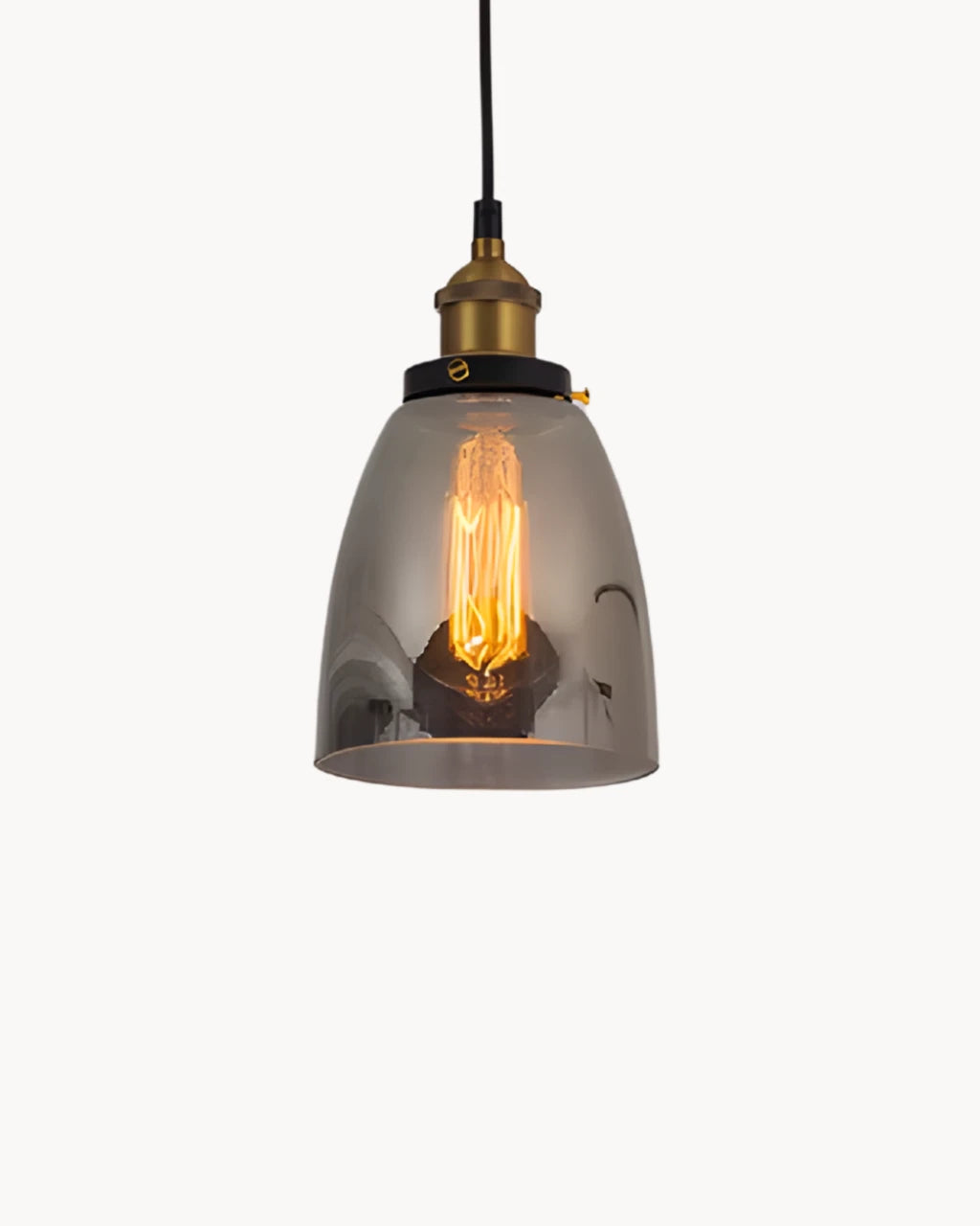 Suspension Luminaire pour Salon en Verre Soufflé