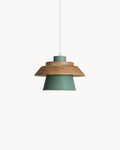 Suspension Luminaire pour Salon Metal et Bois