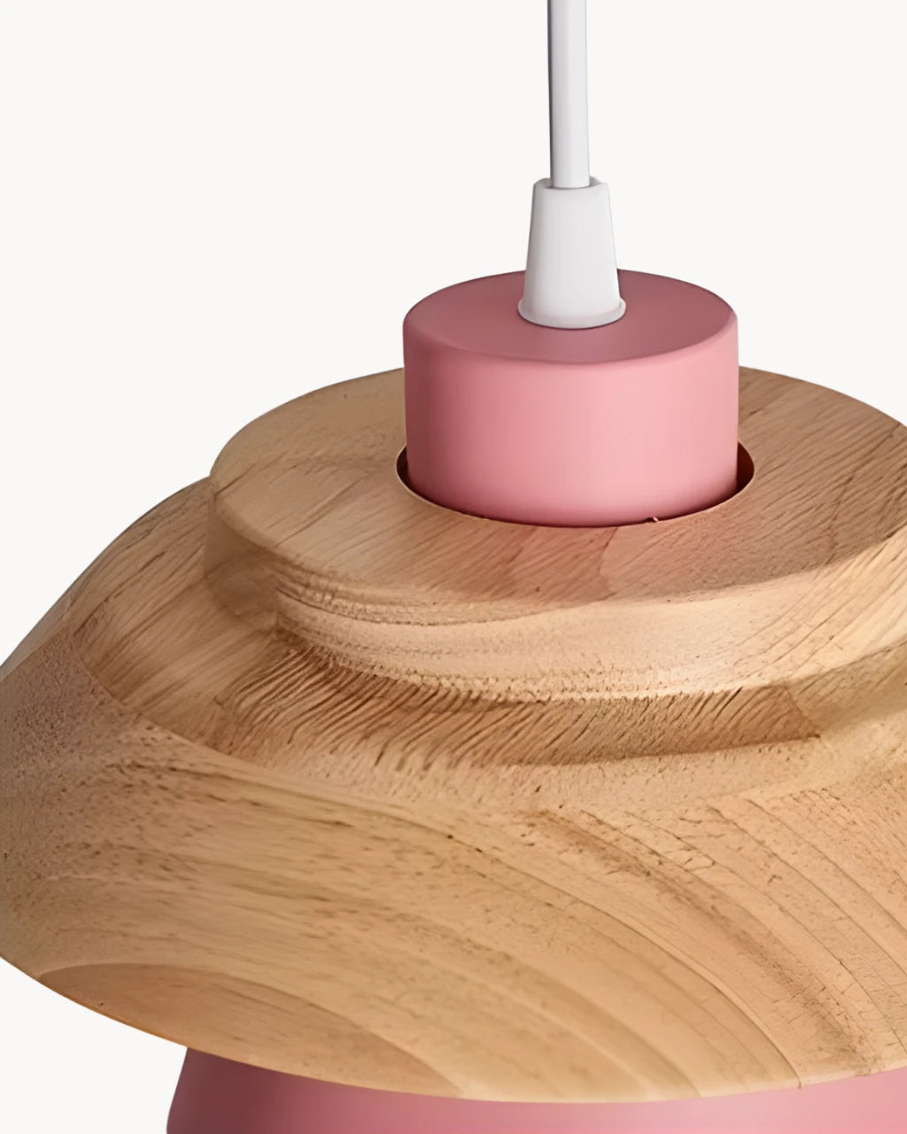 Suspension Luminaire pour Salon Metal et Bois