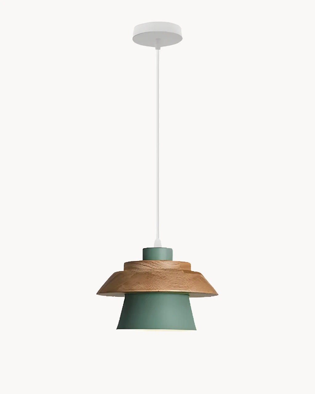 Suspension Luminaire pour Salon Metal et Bois