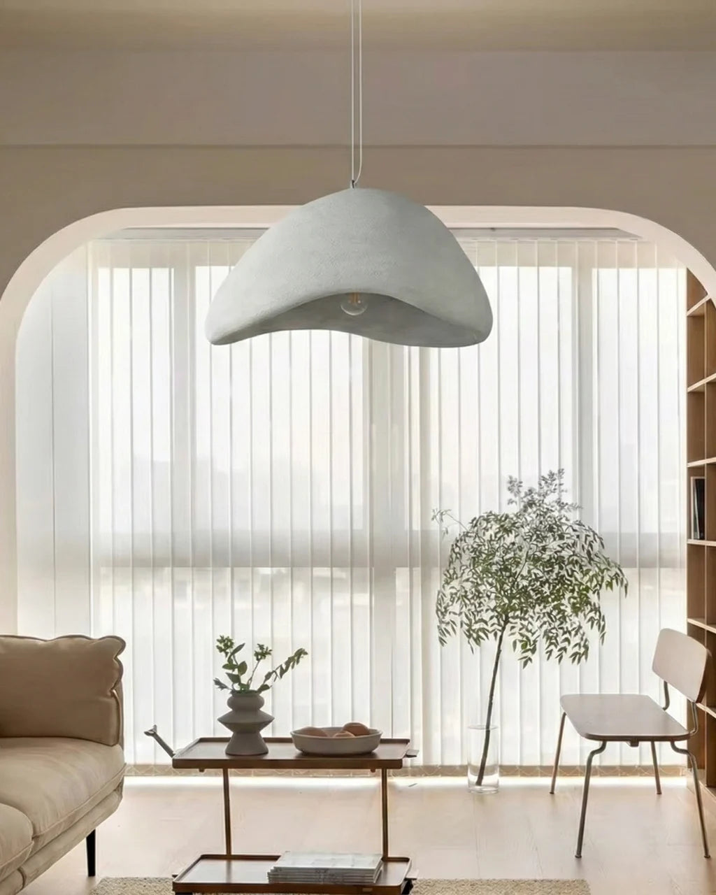 Suspension Luminaire pour Salon Japandi