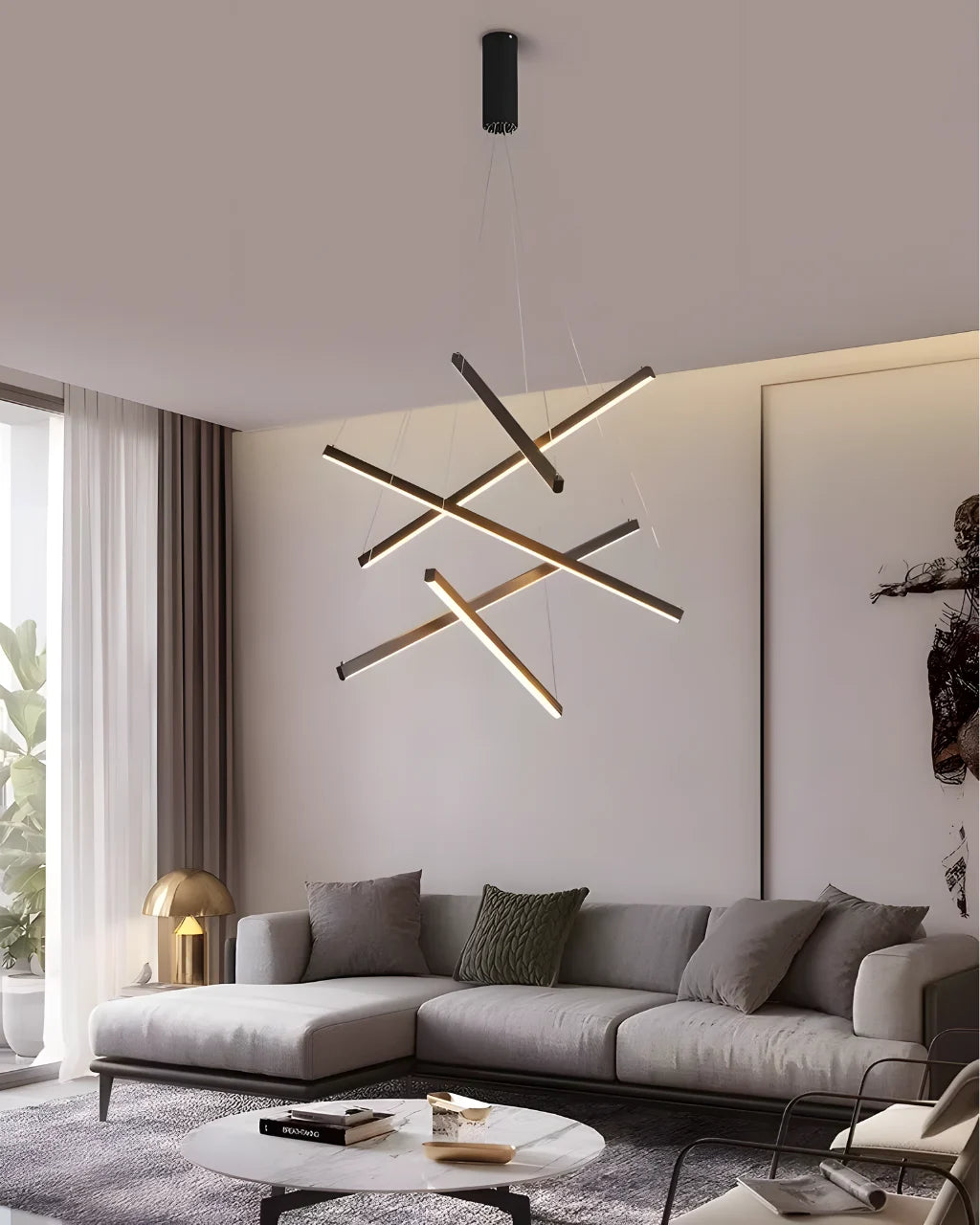 Suspension Luminaire pour Salon Barre