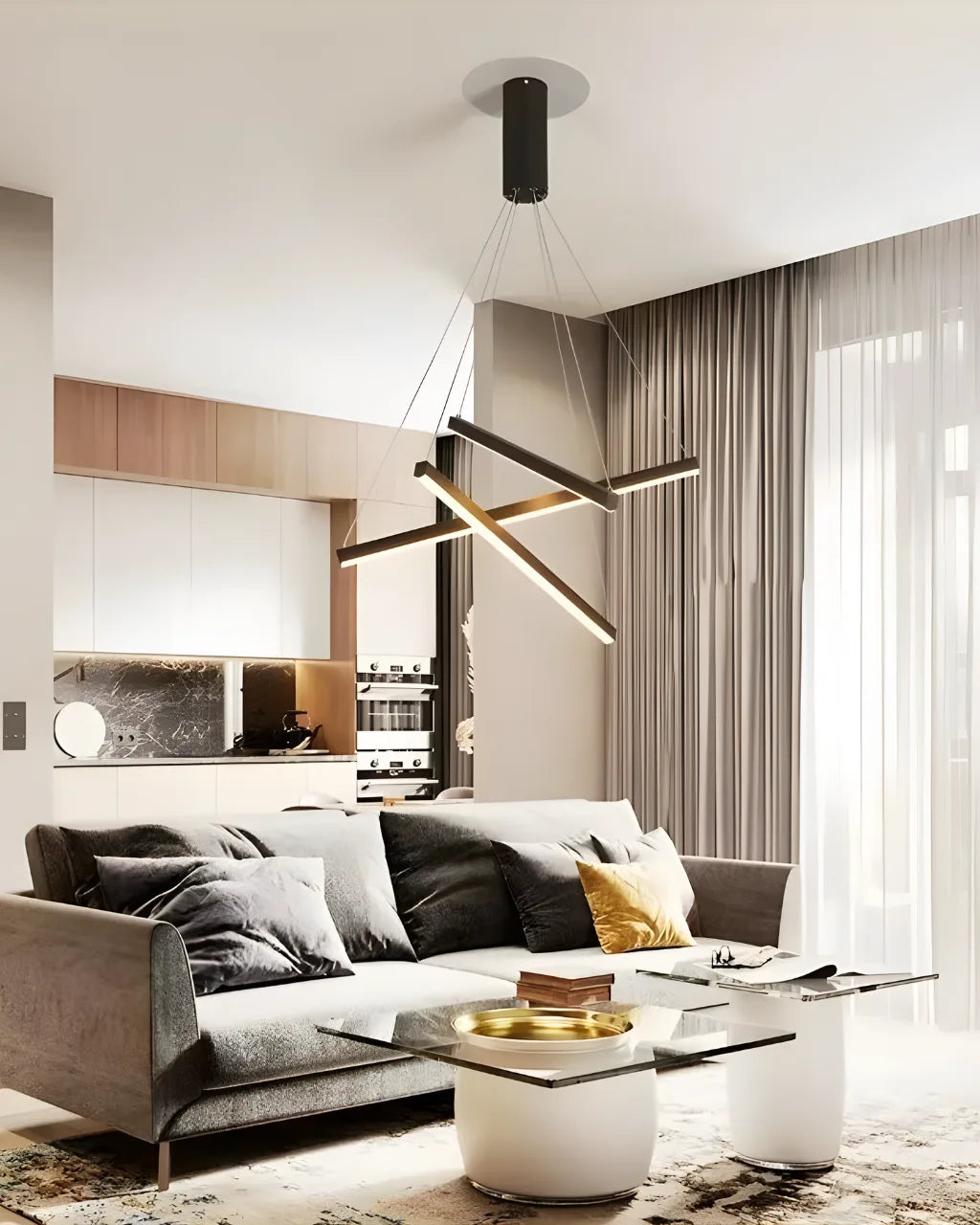 Suspension Luminaire pour Salon Barre