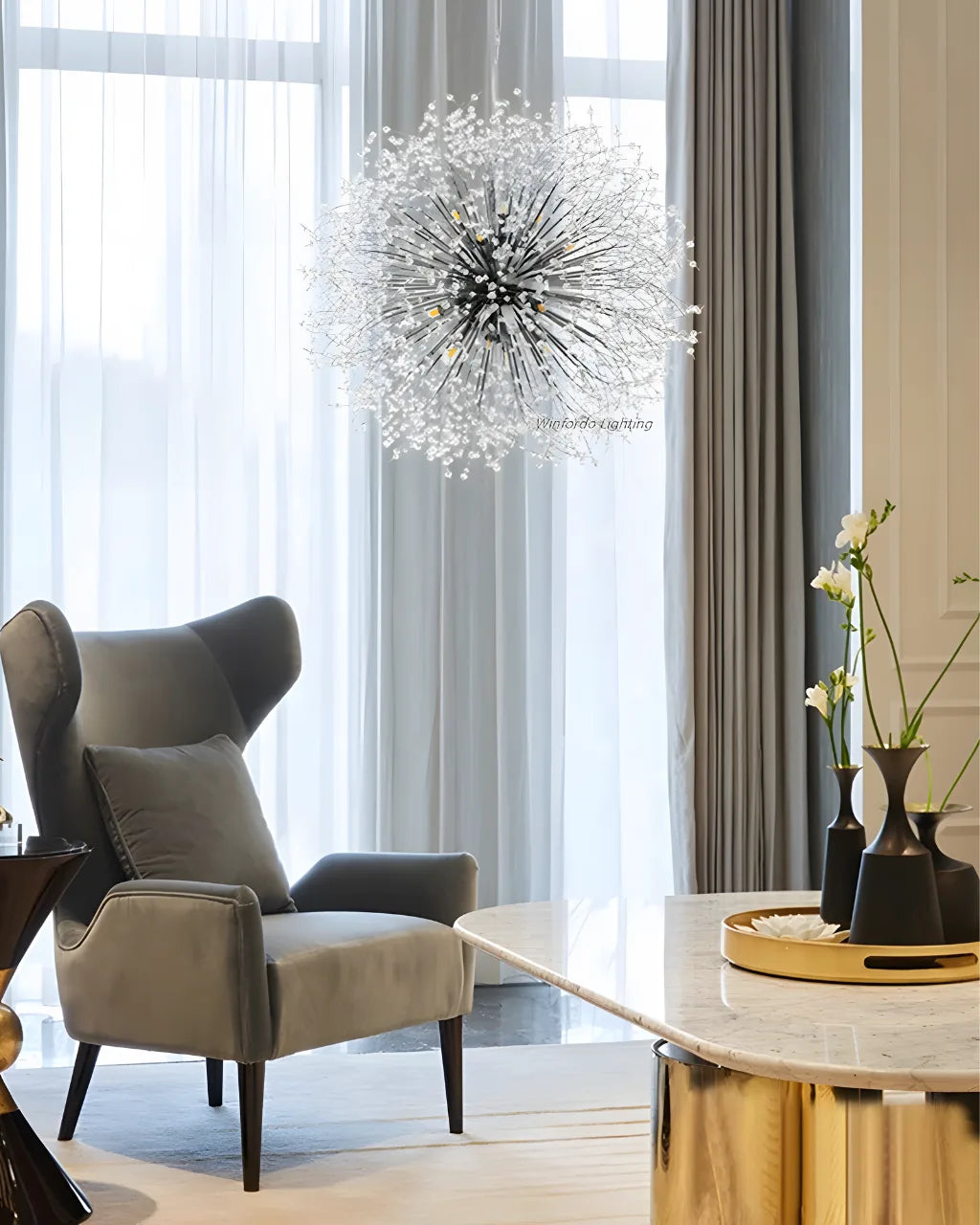 Suspension Luminaire pour Salon Pissenlit