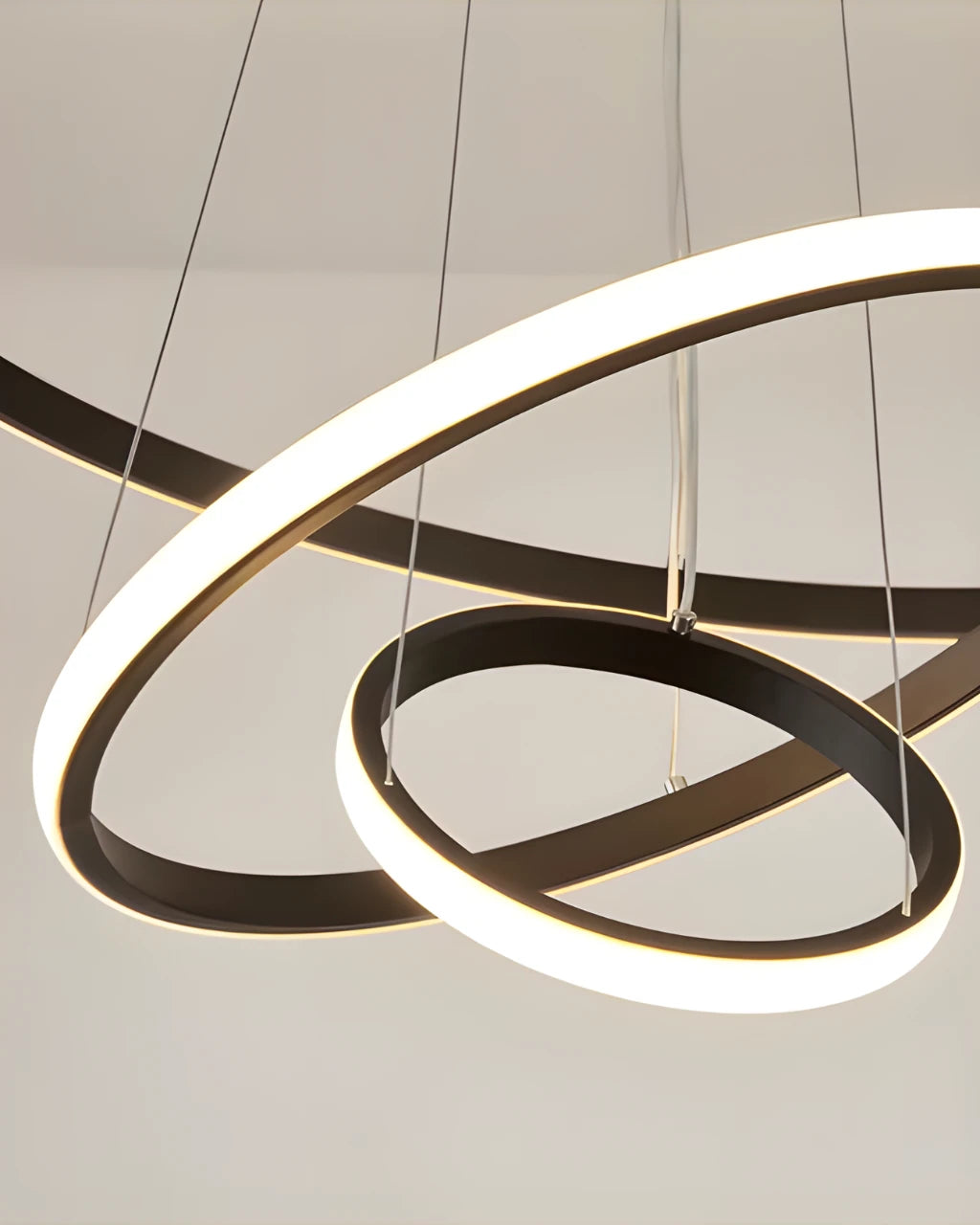 Suspension Luminaire pour Salon en Cercle