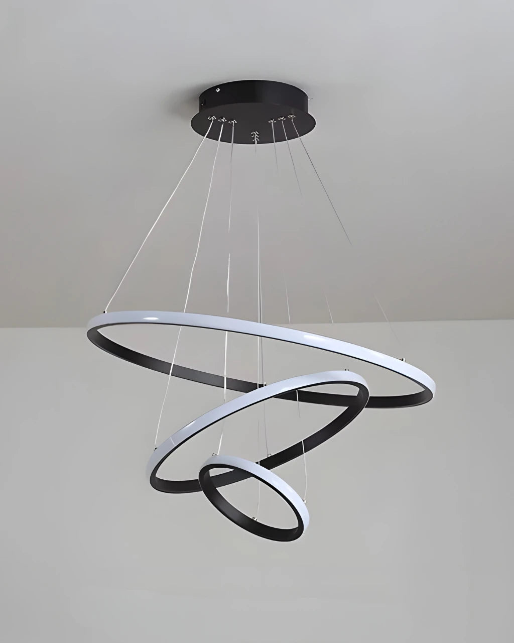 Suspension Luminaire pour Salon en Cercle