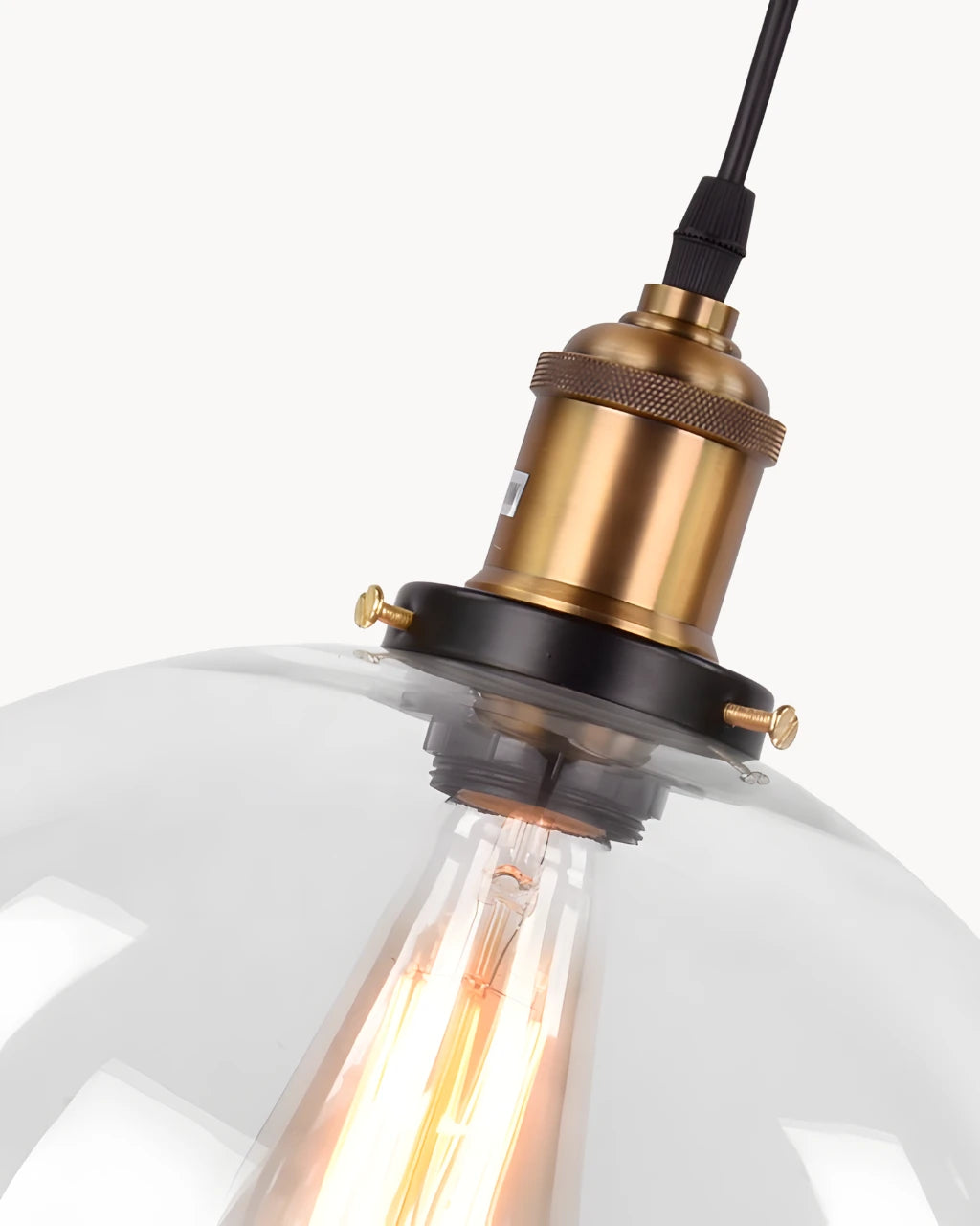Suspension Luminaire pour Salon Globe en Verre