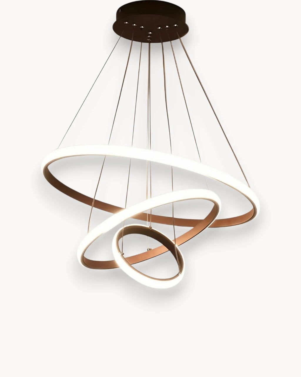 Suspension Luminaire pour Salon en Cercle