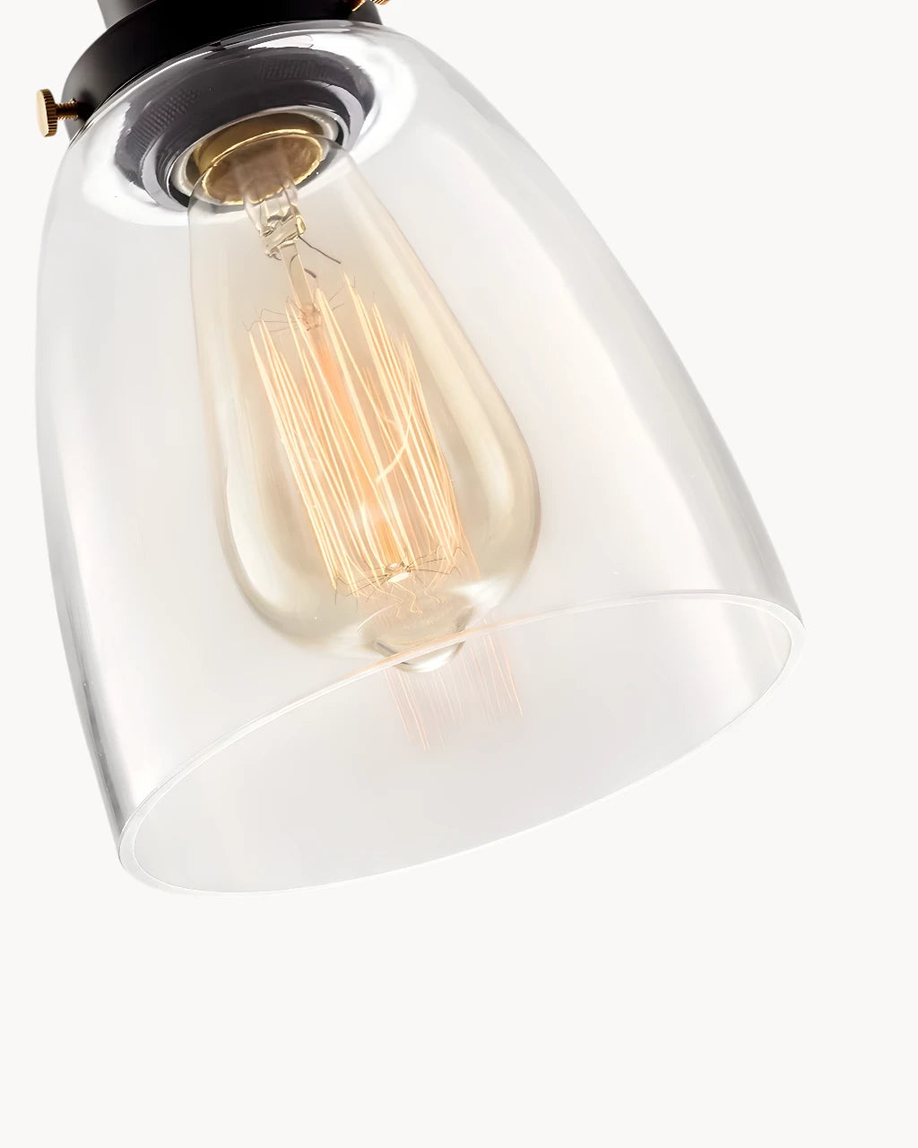 Suspension Luminaire pour Salon en Verre Soufflé