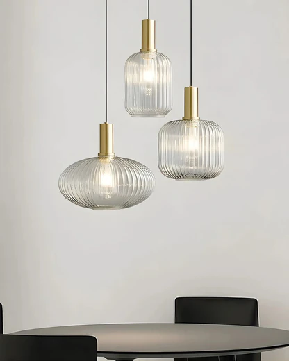 Suspension Luminaire pour Salon Boule en Verre