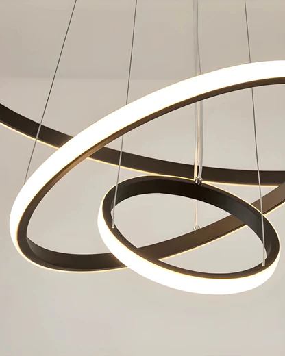 Suspension Luminaire pour Salon en Cercle
