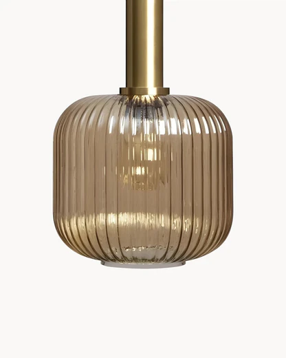 Suspension Luminaire pour Salon en Verre Transparent