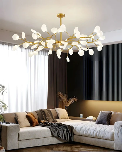 Suspension Luminaire pour Salon Feuille